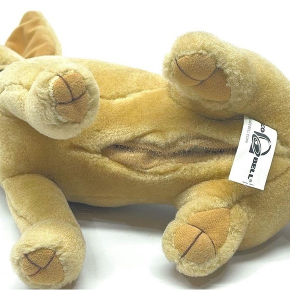 1998 TACO BELL- Chihuahua Dog Talking  "Yo Quiero Taco Bell" VINTAGE 8”Plush Toy - Picture 3 of 7